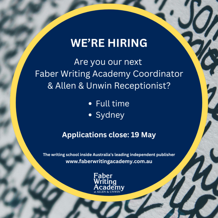 Are you our next Faber Writing Academy Coordinator?